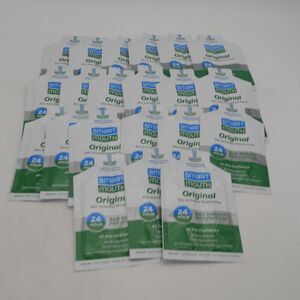 Lot of 21 SmartMouth Original Activated Breath Rinse Travel Packs Mint Exp. 7/24